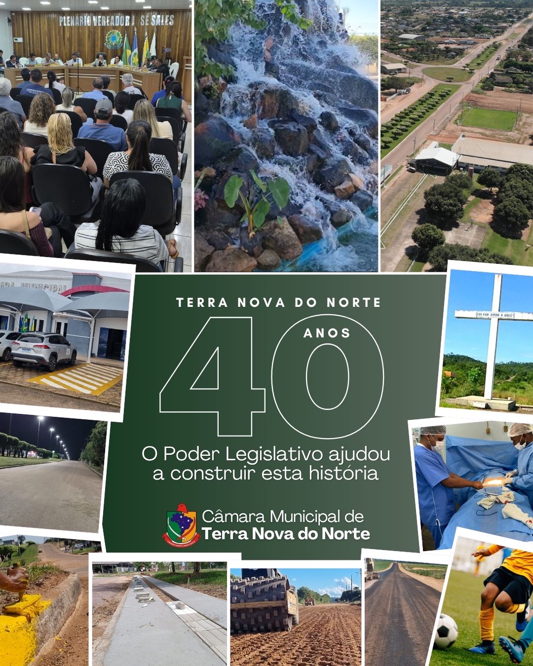 Homenagem aos 40 anos de Terra Nova do Norte