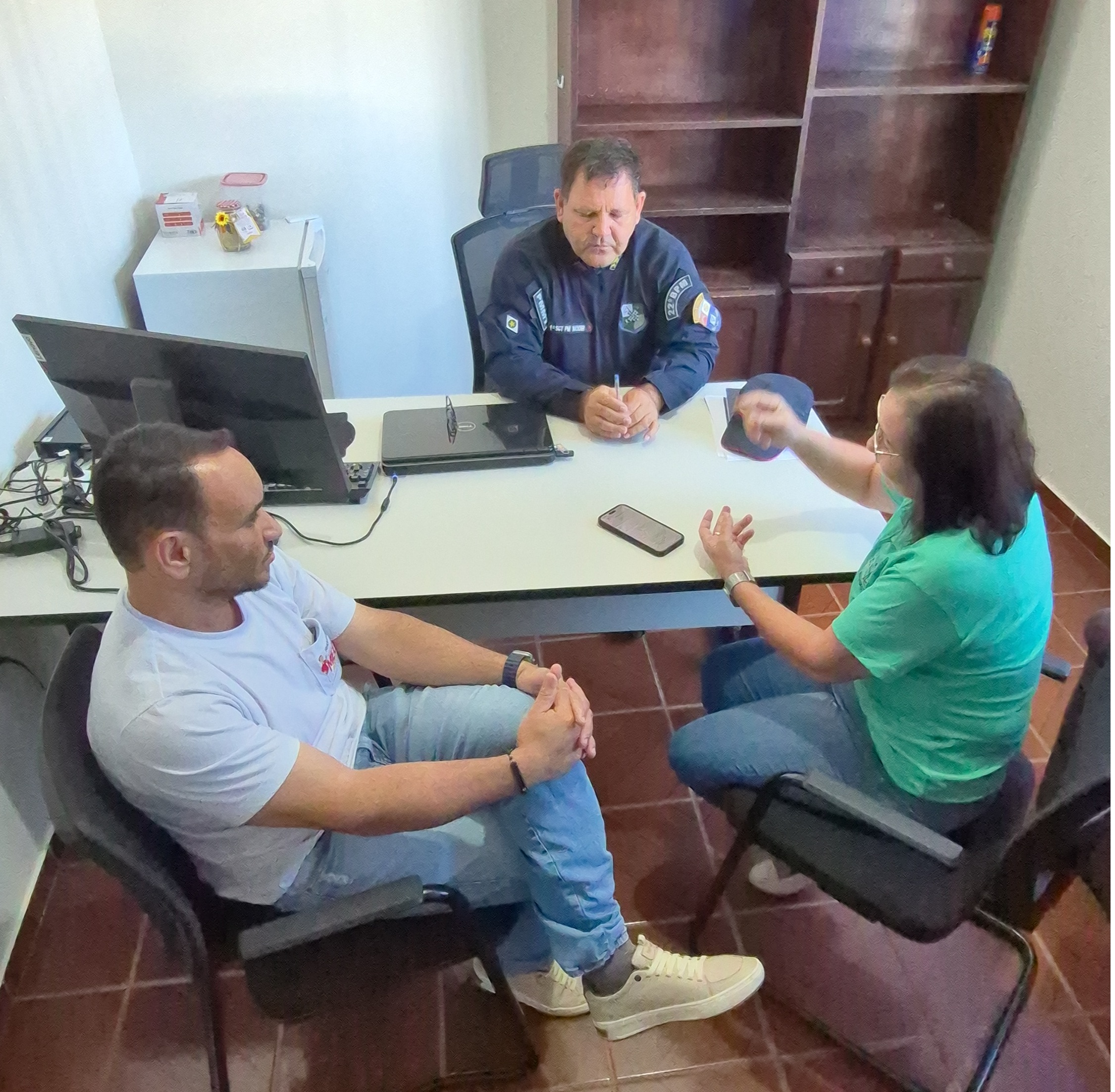 Presidente da Câmara busca apoio da Polícia Militar para fortalecer a segurança no trânsito de Terra Nova do Norte
