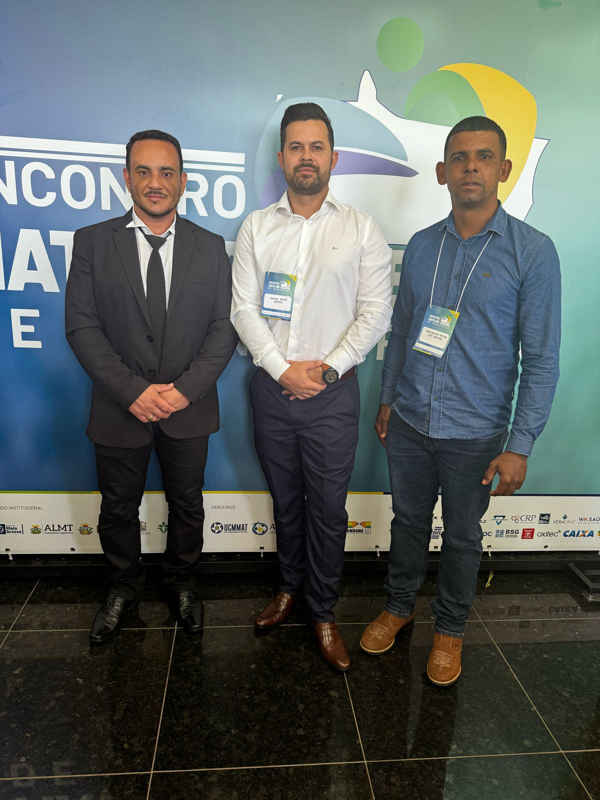 Presidente da Câmara de Terra Nova Ramiro Gomes e o vice-presidente Reginaldo da Uru estão em Cuiabá no maior evento dos municípios de Mato Grosso
