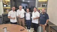 Presidente da Câmara Ramiro e diretoria do Rotary pedem apoio do deputado Juarez para o novo centro de eventos