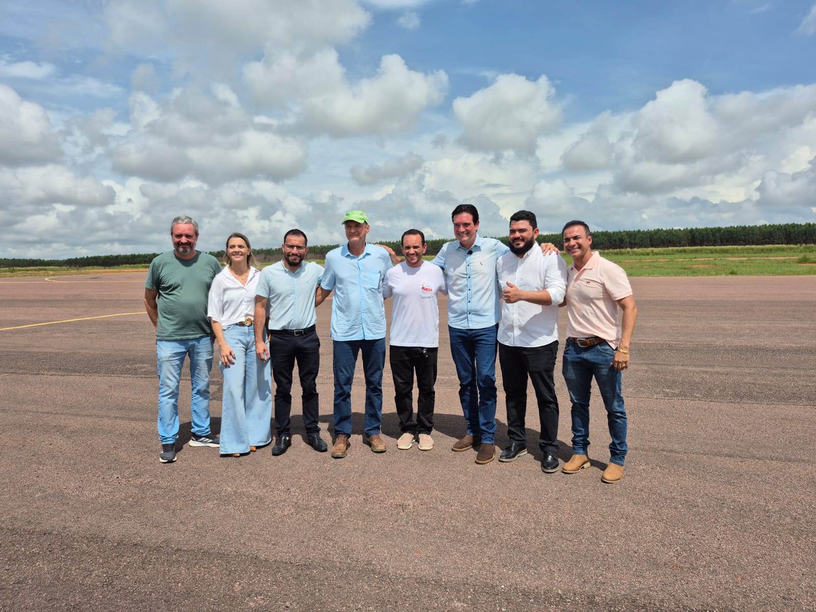 Presidente da Câmara Ramiro e vice-prefeito Adelar acompanham visita do presidente da AMM na região