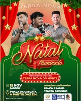 SÁBADO DIA 15 DE NOVEMBRO TEM ACENDIMENTO DAS LUZES DE NATAL EM TNN