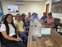 Vereador Luizinho acompanha visita de Nova Canaã do Norte que vieram a Terra Nova para conhecer estrutura do novo hospital