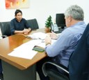 Vereador Luizinho realiza reunião com Dep. Dilmar Dal'Bosco, agradece recursos e fala sobre projetos em andamento