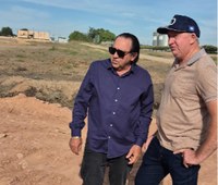 Vereador Oli da Bonfim acompanha prefeito Pascoal em vistoria às obras da Estrada da Coplaca