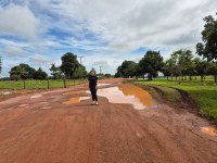 Vereadora Thamara Reis cobrou melhorias nas estradas e na escola da Nona Agrovila e foi atendida