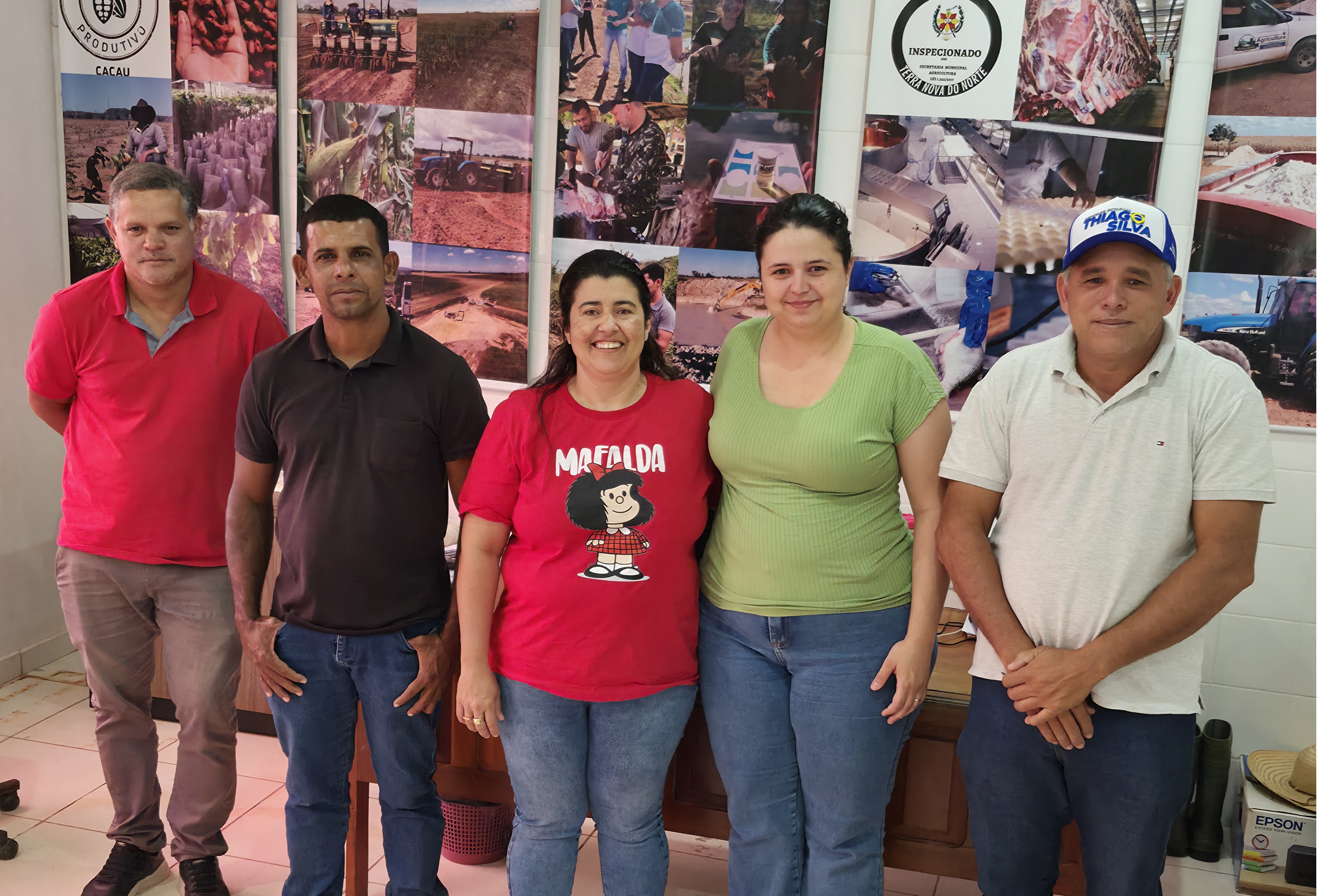 Vereadores fazem visita na Secretaria de Agricultura para conferir programas em andamento