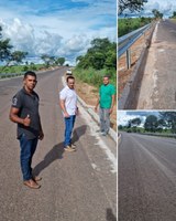 Vereadores fazem vistoria na conclusão das obras da Estrada do Aeroporto em Terra Nova do Norte