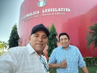 Vereadores Nilson Paraguai e Luizinho estão em Cuiabá para agenda com deputados e busca de recursos para Terra Nova